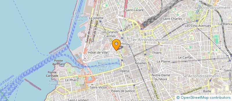 localisation de l'entreprise G.R.D.A. à MARSEILLE