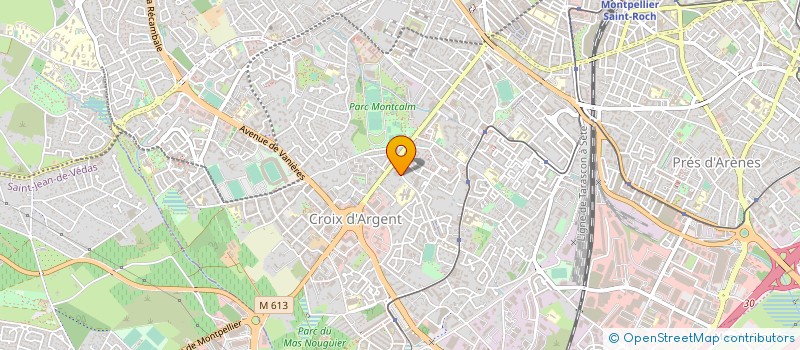 localisation de l'entreprise G.R.E. à MONTPELLIER