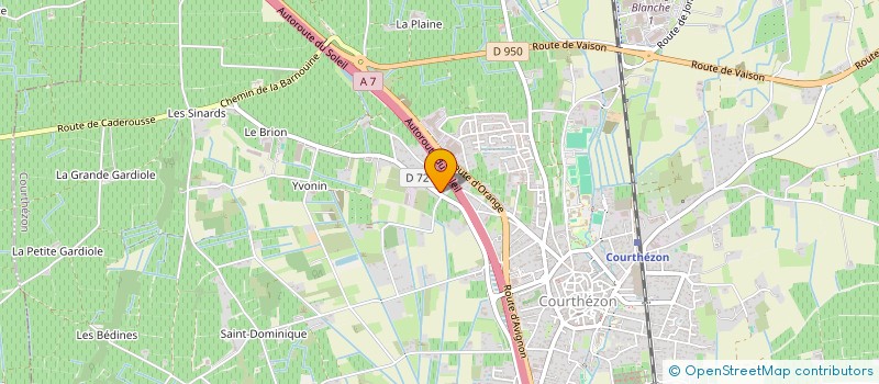 localisation de l'entreprise G R FINANCE  COURTHEZON