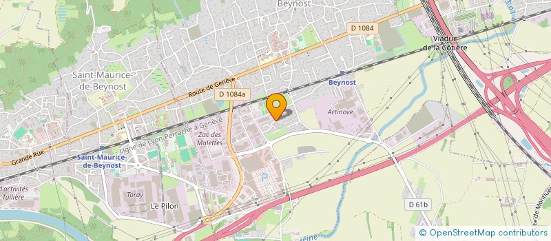 localisation de l'entreprise G.R.GEST  BEYNOST