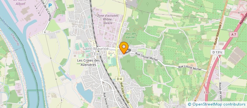 localisation de l'entreprise G.R.H.  DAVEZIEUX