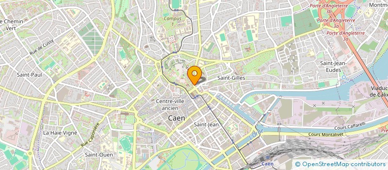 localisation de l'entreprise G.R. IMMOBILIER à CAEN