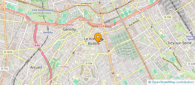 localisation de l'entreprise G R IMMOBILIER  LE KREMLIN-BICETRE