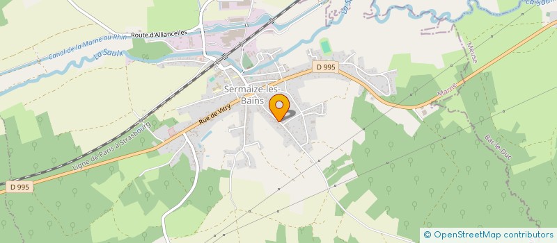 localisation de l'entreprise G.R IMMOBILIER  SERMAIZE-LES-BAINS