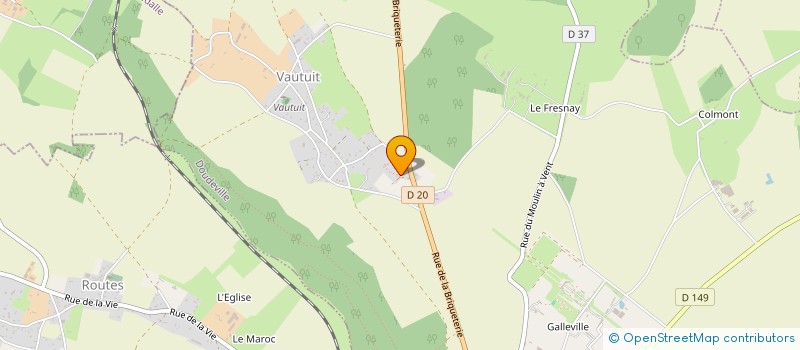 localisation de l'entreprise G.R.M.O à DOUDEVILLE