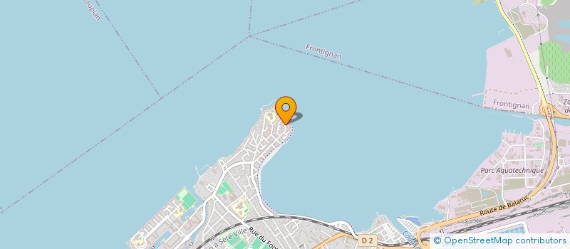 localisation de l'entreprise G.R.M. PATRIMOINE  SETE