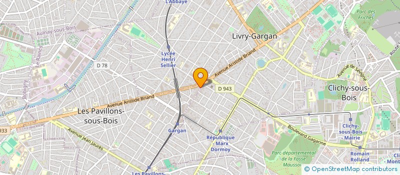 localisation de l'entreprise G.R MODE  LES PAVILLONS-SOUS-BOIS