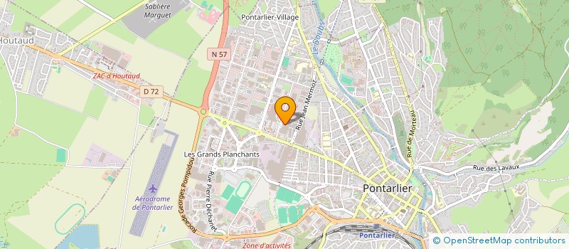 localisation de l'entreprise G&R OSTEO  PONTARLIER