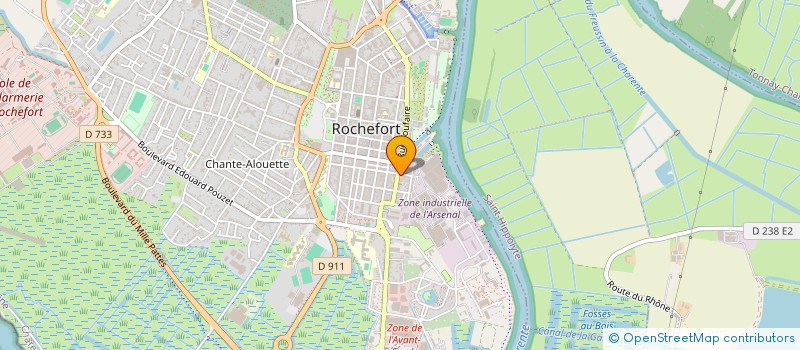 localisation de l'entreprise G.R PAYSAGES  ROCHEFORT