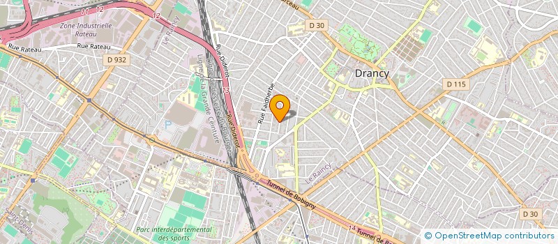 localisation de l'entreprise G.R.T. à DRANCY