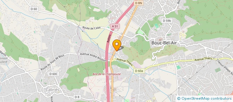 localisation de l'entreprise G.R. TRANSPORTS & SERVICES à BOUC-BEL-AIR