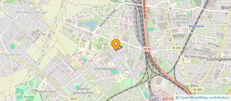 localisation de l'entreprise G.R VTC à STRASBOURG