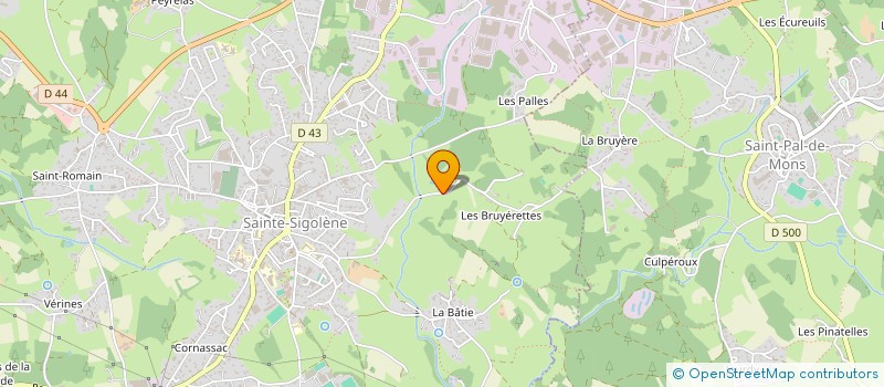localisation de l'entreprise G-RAMA à SAINTE-SIGOLENE