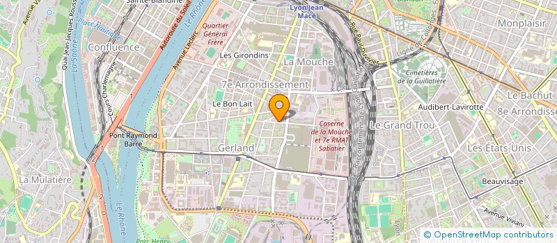 localisation de l'entreprise G.RAVAUD à LYON