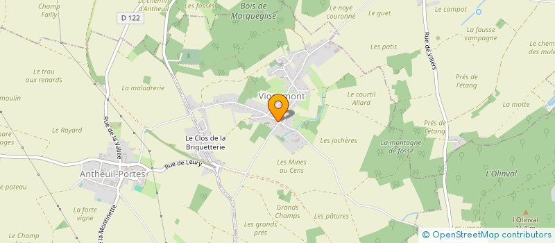 localisation de l'entreprise G-REM ART CONSTRUCTION  VIGNEMONT