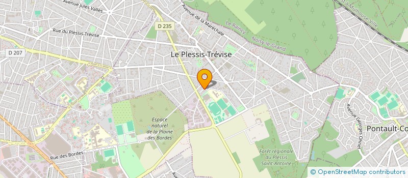 localisation de l'entreprise G RENOV à LE PLESSIS-TREVISE