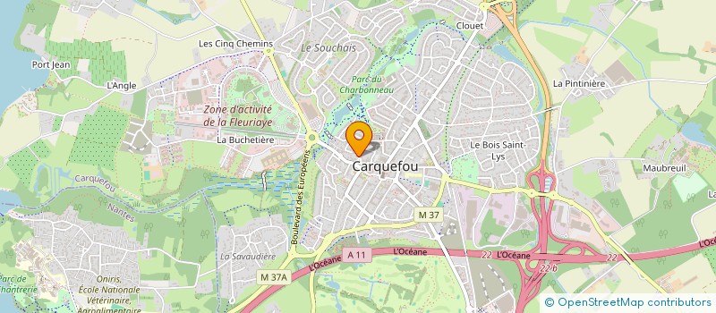 localisation de l'entreprise G-RENOV à CARQUEFOU