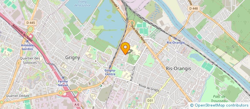 localisation de l'entreprise G'RENOV  RIS-ORANGIS