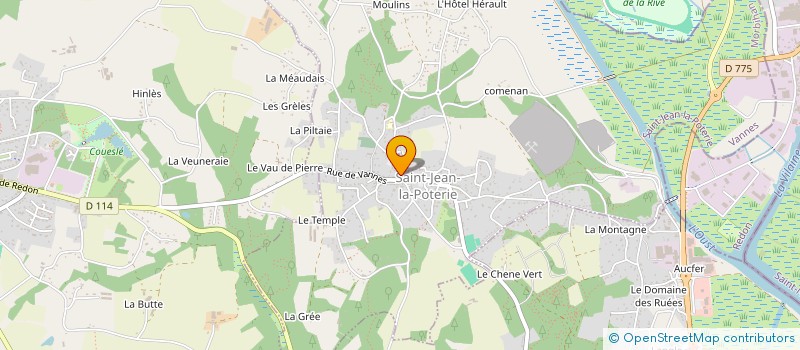 localisation de l'entreprise G.S.  SAINT-JEAN-LA-POTERIE