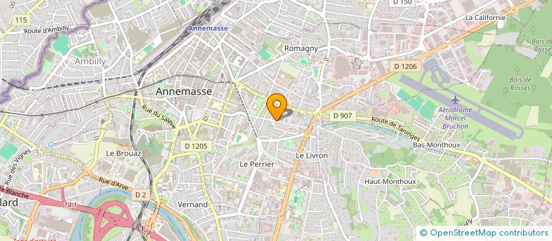 localisation de l'entreprise G.S.A.D à ANNEMASSE