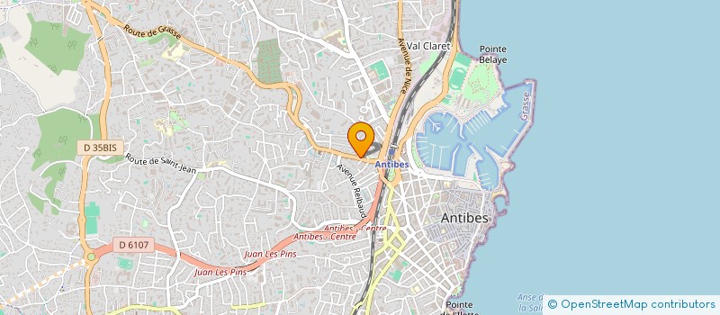 localisation de l'entreprise G.S.A. VIDEO  ANTIBES