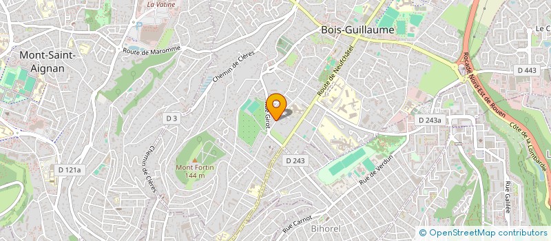 localisation de l'entreprise G.S.B.R. à BOIS-GUILLAUME