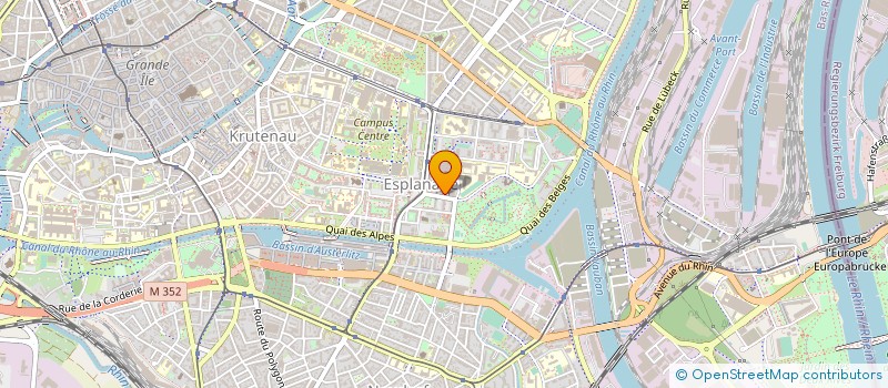 localisation de l'entreprise G.S.C. - GROUPE SERGE COMTESSE  STRASBOURG