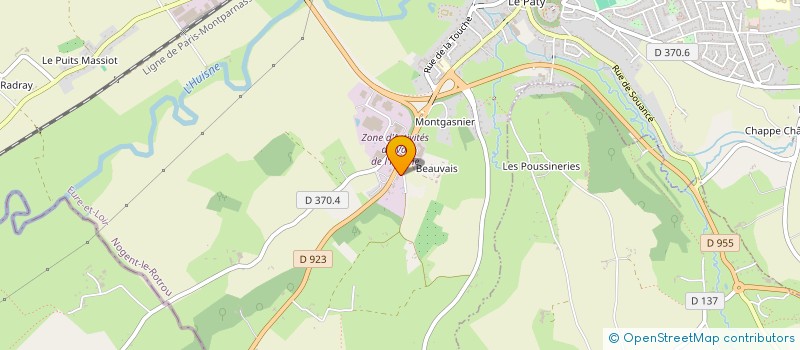 localisation de l'entreprise G S CARBURANTS à NOGENT-LE-ROTROU