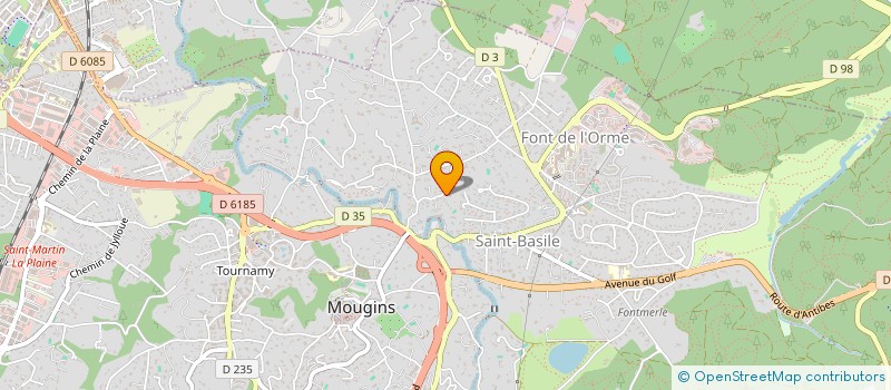 localisation de l'entreprise G S COMMUNICATION à MOUGINS