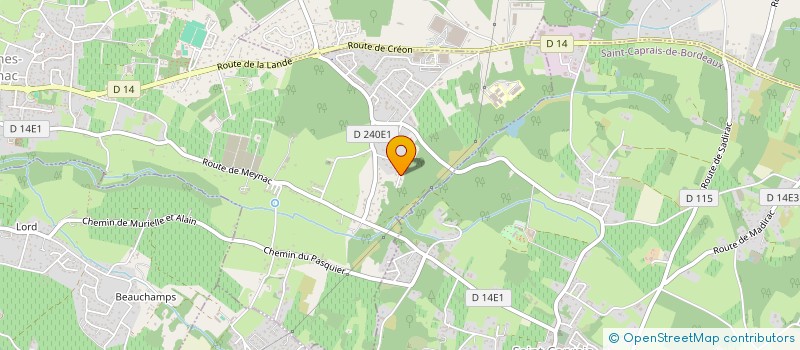 localisation de l'entreprise G.S. CONSTRUCTIONS à CAMBLANES-ET-MEYNAC