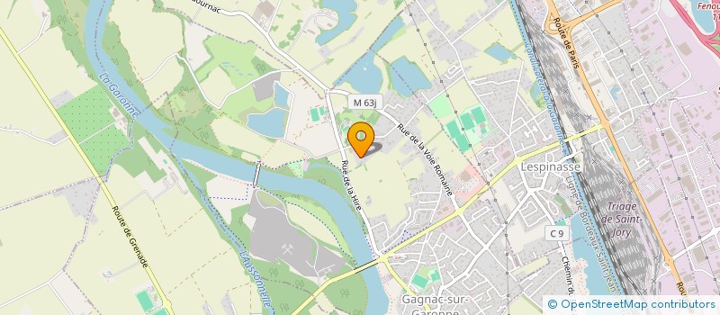 localisation de l'entreprise G.S. FACADES  GAGNAC-SUR-GARONNE