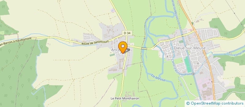 localisation de l'entreprise G & S FRANCE à ANCEMONT