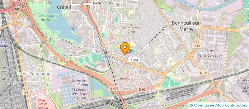 localisation de l'entreprise G.S FROID à CRETEIL