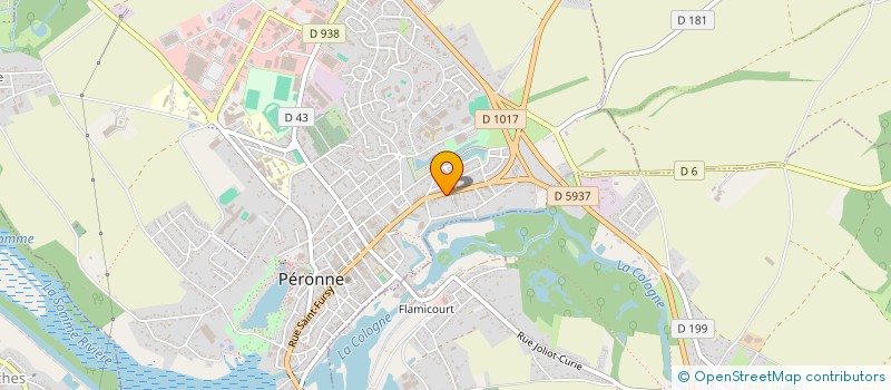localisation de l'entreprise G.S.G. à PERONNE