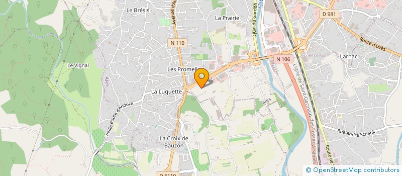 localisation de l'entreprise G.S. HABITAT à ALES