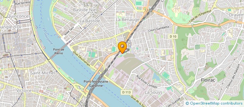 localisation de l'entreprise G.S.I  FLOIRAC