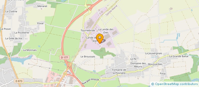 localisation de l'entreprise G.S.I. GAGNARD SOLUTION INDUSTRIELLE à SAINTE-MARIE