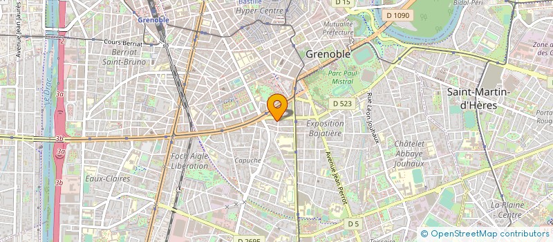 localisation de l'entreprise G.S.I. SECURITE à GRENOBLE