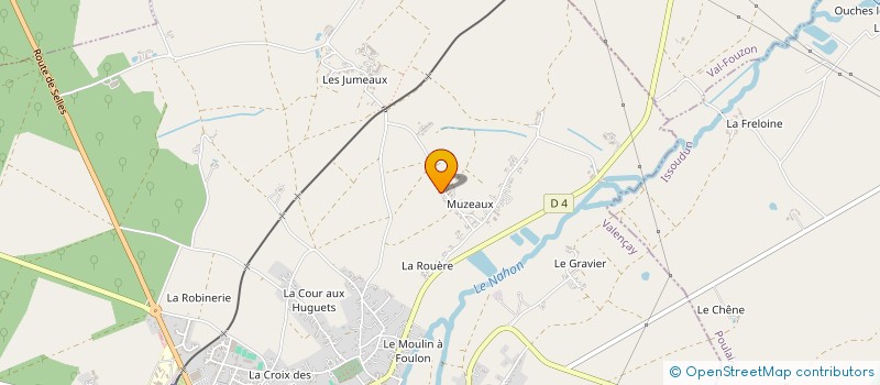 localisation de l'entreprise G&S IMMOBILIER à VALENCAY