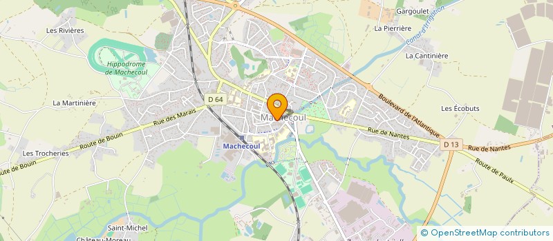 localisation de l'entreprise G&S INAEL à MACHECOUL-SAINT-MEME