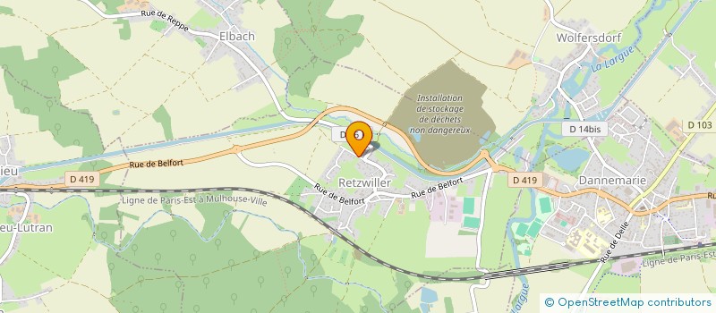 localisation de l'entreprise G+S INDUSTRIE  RETZWILLER