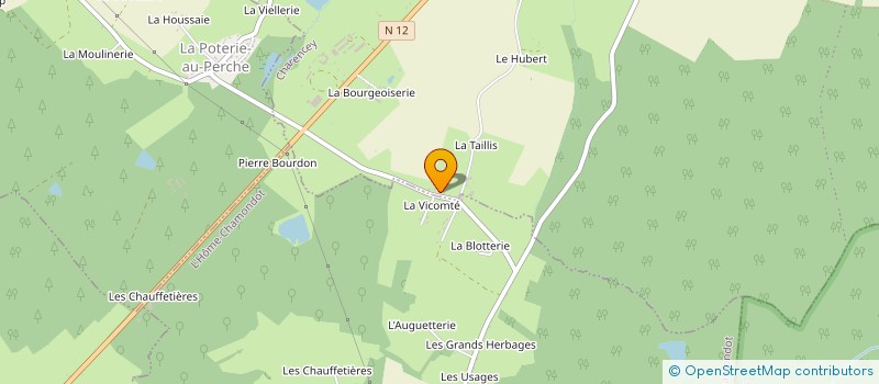 localisation de l'entreprise G.S.J à CHARENCEY