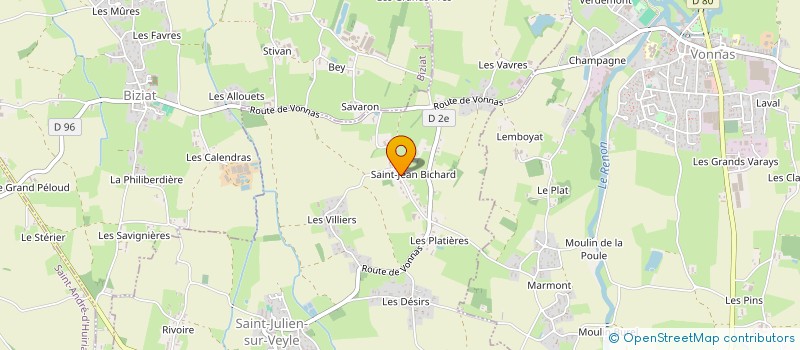 localisation de l'entreprise G.S.L. EDITIONS  SAINT-JULIEN-SUR-VEYLE