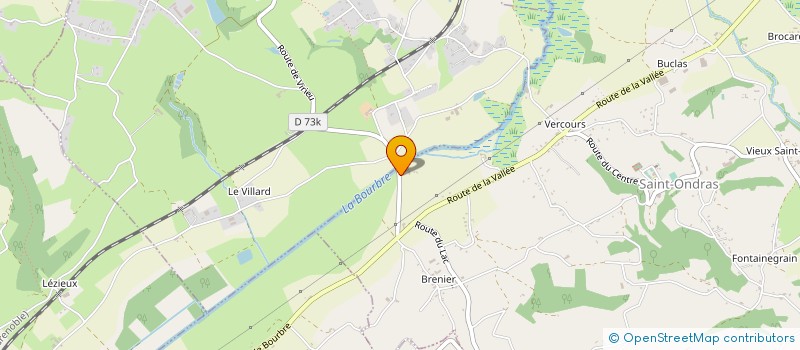 localisation de l'entreprise G S M  SAINT-ONDRAS