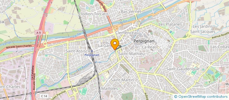 localisation de l'entreprise G.S.M  PERPIGNAN