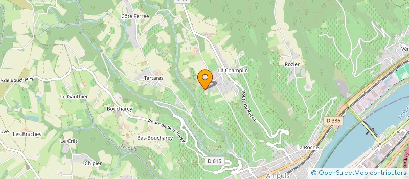 localisation de l'entreprise G.S.M.B.J  AMPUIS