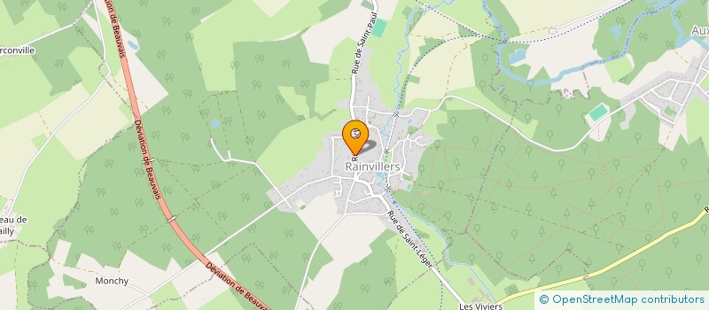 localisation de l'entreprise G.S.M.L.  RAINVILLERS