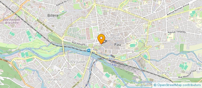localisation de l'entreprise G S MUSIQUE à PAU