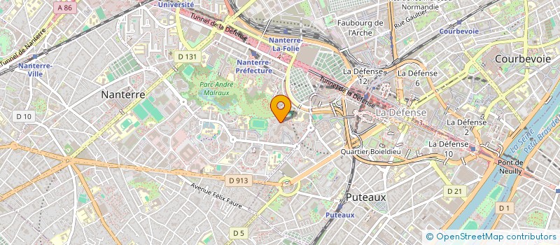 localisation de l'entreprise G.S NET MULTISERVICES à NANTERRE