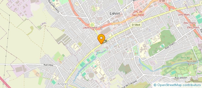 localisation de l'entreprise G&S NOTAIRES - LIEVIN  LIEVIN